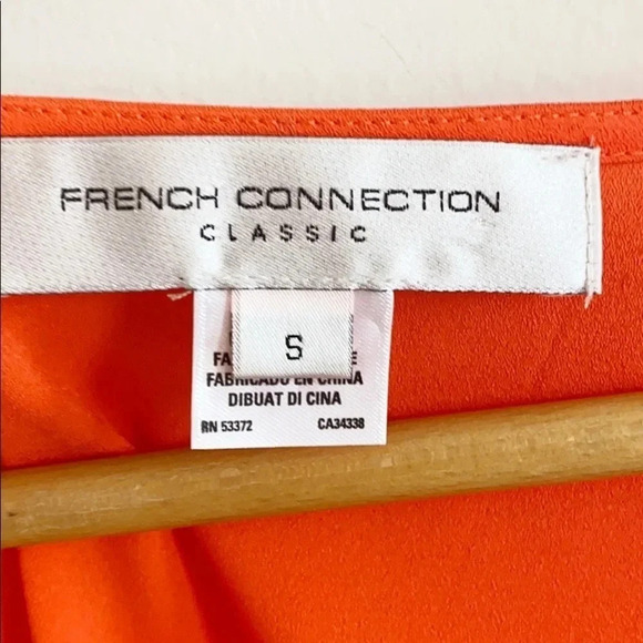 French Connection Red Flowy long sleeve Top - Picture 6 of 6